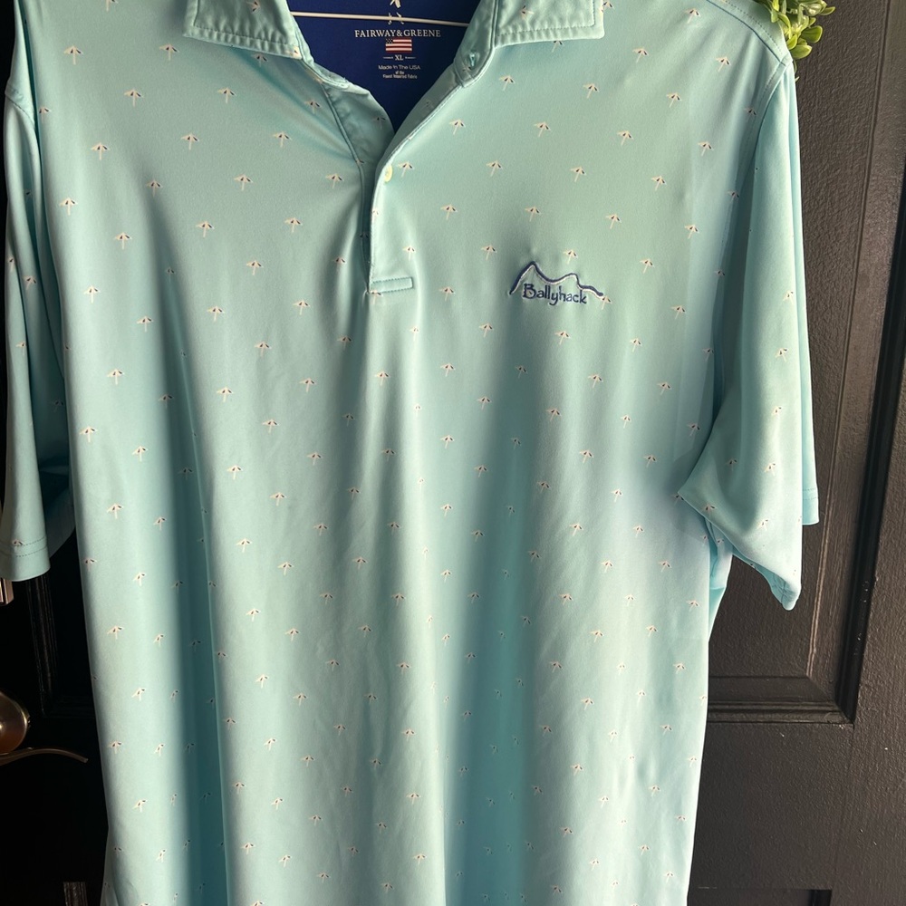 Fairway & Greene Light Blue Men's Polo Shirt